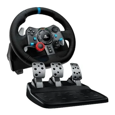 Logitech G Volante de Corrida com Pedais - Feedback Real - PS5/PC