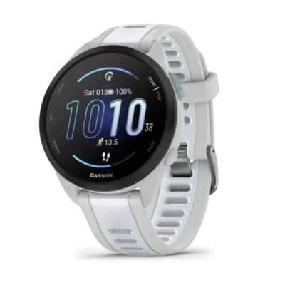 Garmin Forerunner 165 Branco e Cinza 43mm com GPS e Monitor Cardíaco