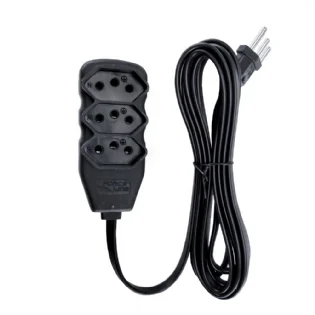 Extensão Elétrica Slim 3 Tomadas Bivolt - 3 Metros