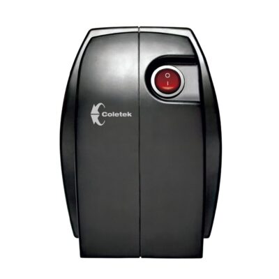 Estabilizador Coletek ES-500VA-BM Bivolt 4 Tomadas 115V Preto