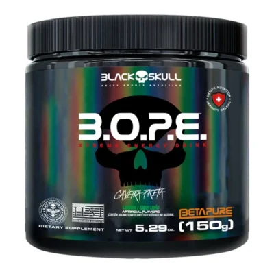 Pré Treino BOPE - Black Skull (150 G, Limão)