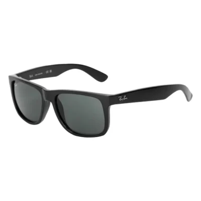 Óculos de Sol Ray-Ban Justin 0RB4165 - Preto com Lentes Cinza