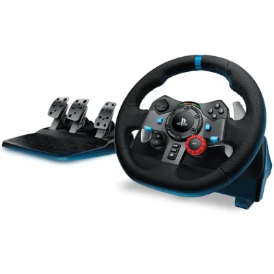 Volante e Pedais Logitech G29 com Force Feedback para PS5, PS4 e PC