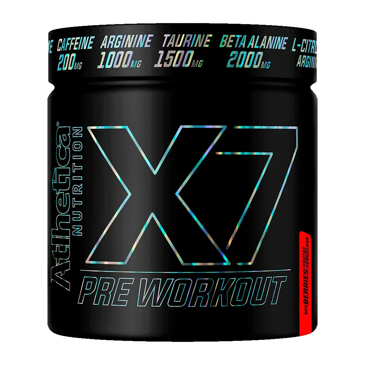 Atlhetica Nutrition X7 PRE WORKOUT (300g) - Frutas Vermelhas